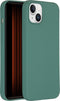 Accezz iPhone 15 Plus - Liquid Silicone Backcover - MagSafe - Donkergroen