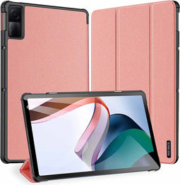 Dux Ducis Domo Bookcase - Tablet Hoes voor Xiaomi Redmi Pad - Kunstleder - Roze