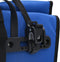 vidaXL - Fietstas - voor - Achterdrager - 20 - L - Blauw - 34x16x59 - cm