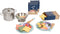 Small Foot - Houten Speelset Pasta Chef - 19dlg. met keukengerei (19 dlg.)