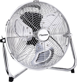 Bestron DFA30CH - Vloerventilator Ø35cm - 3 snelheden - chrome