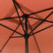 vidaXL - Parasol - met - metalen - paal - 300x200 - cm - terracotta