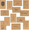 Partizzle® 36x Duurzame Verjaardagskaarten - Kraft - 12 Ontwerpen 10x15 cm (36 stuks)