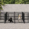 vidaXL - Hondenkennel - voor - buiten - 11,26 - m² - staal