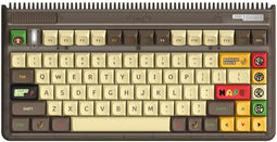 Iqunix OG80 Happy Ape - Mechanisch Toetsenbord - Draadloos Bluetooth 5.1 - Qwerty US