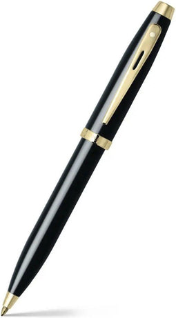 Sheaffer balpen - 100 - glanzend zwart en goud - penpunt M - schrijfkleur zwart - SF-E2932251