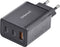 Intenso W65ACC - USB-oplader 65 W - 1x USB-A 2x USB-C - Zwart