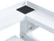 vidaXL - Dubbele - wasmachine - sokkel - met - uittrekbare - planken - wit