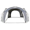 vidaXL - Partytent - waterdicht - wit - en - grijs