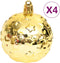 vidaXL - 70-delige - Kerstballenset - goud - en - rood