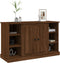 vidaXL - Dressoir - 100x35,5x60 - cm - bewerkt - hout - bruin - eikenkleur
