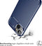 iMoshion Hoesje Geschikt voor iPhone 14 Plus Hoesje Siliconen - iMoshion Carbon Softcase Backcover - Blauw
