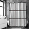 Loti Living Douchegordijn - Waterdicht - Anti Schimmel - Mat Transparant Zwart 180x200 cm