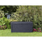 Keter Borneo Opbergbox 416L - Wicker design - Waterdicht - Grafiet