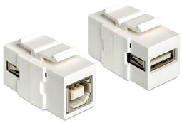 Delock 86320 - USB 2.0 type-A Female/Female - Wit