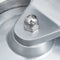 vidaXL - Hamburgerpersmachine - met - 500 - scheidingsbladen - 10 - cm - aluminium