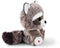 Nici Knuffelwasbeer Glubschis Clooney Junior 25 Cm Grijs/wit