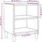vidaXL - Nachtkastjes - 2 - st - 40x30x50 - cm - bewerkt - hout - oud - houtkleurig