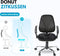 Softsie Donut Zitkussen - Orthopedisch Ergonomisch - Traagschuim Ademend Antislip - Zwart