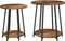 vidaXL - Bijzettafel - 2-pack - in - gerecycled - hout - en - metaal