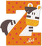 Sevi Dierenletter Z 10 Cm Oranje