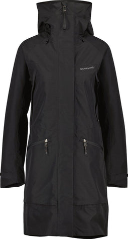 Didriksons Ilma WNS Parka - Dames Outdoorjas - Waterdicht Ademend - Zwart (2023)