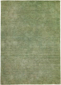 MOMO Rugs Panorama Uni Green Vloerkleed - 250x300 - Rechthoek - Laagpolig Tapijt - Modern - Groen