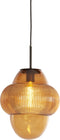 Light & Living Hanglamp Ovnis - Glas - 30cm - Bruin