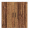 vidaXL - Keukenwandkast - Porto - bewerkt - hout - oud - houtkleurig