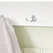 SoBuy FRG282-W - Wandkapstok - 3 Lades 5 Haken - Wit-Grijs