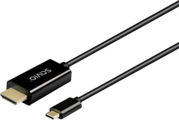 Savio CL-191 - USB-C Kabel - 2 m - Zwart