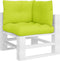 vidaXL - Palletkussens - 3 - st - stof - heldergroen