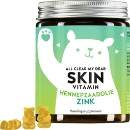 Bears With Benefits All Clear My Dear Skin Vitamins Mit Hanföl & Zink 60 pcs 150 g