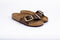 Birkenstock Madrid Big Buckle - Slippers - Verstelbare band - Bruin - Maat 41