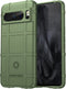 iMoshion Hoesje Geschikt voor Google Pixel 8 Pro Hoesje Siliconen - iMoshion Rugged Shield Backcover - Donkergroen