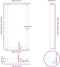 vidaXL - Salontafelpoten - 2 - st - U-vormig - 40x(90-91) - cm - staal - antraciet