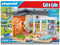 PLAYMOBIL 71328 - City Life Uitbreiding Sportschool - Gymzaal met Basketbalring en Accessoires