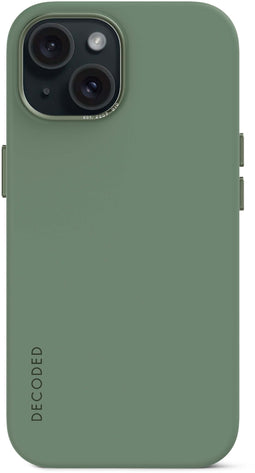Decoded iPhone 15 Plus - Silicone Backcover - AntiMicrobial - Groen