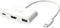 j5create JCA379EW-N - USB-C® naar HDMI™ en USB™ Type-A met stroomvoorziening - Wit