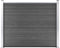 vidaXL - Schuttingpanelenset - 526x146 - cm - HKC - zwart