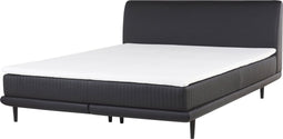 MADAME - Boxspring - Zwart - 160 x 200 cm - Kunstleer