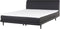 MADAME - Boxspring - Zwart - 160 x 200 cm - Kunstleer