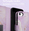 iMoshion Hoesje Geschikt voor iPhone SE (2022) / SE (2020) / 8 / 7 / 6s / 6 Hoesje Met Pasjeshouder - iMoshion Design Bookcase smartphone - Paars / Purple Marble