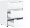 vidaXL - Dressoir - VISNES - 60x40x73 - cm - bewerkt - hout - wit