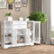 Coast opbergkast - MDF - 2 laden 3 planken - wit