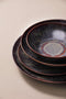 Palmer Bord coupe Victory 17 cm Bruin Stoneware 2 stuks
