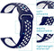 iMoshion Bandje Geschikt voor Garmin Vivoactive 3 / Venu / Forerunner 245 - iMoshion Siliconen sport bandje - Wit