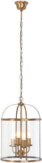 Steinhauer Pimpernel 5972BR - Hanglamp - 4 x E14 fitting hoogte instelbaar Ø25 cm brons
