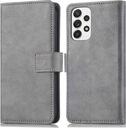 iMoshion Hoesje Geschikt voor Samsung Galaxy A53 Hoesje Met Pasjeshouder - iMoshion Luxe Bookcase - Grijs
