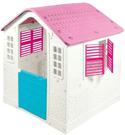 Dolu 2578 - Speelhuisje - Huisdierluikje - Roze/Wit